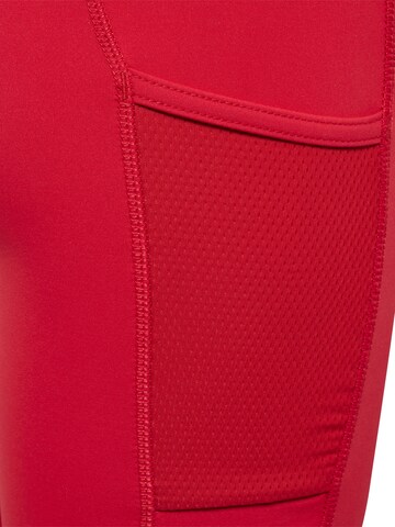 Coupe slim Pantalon de sport Newline en rouge