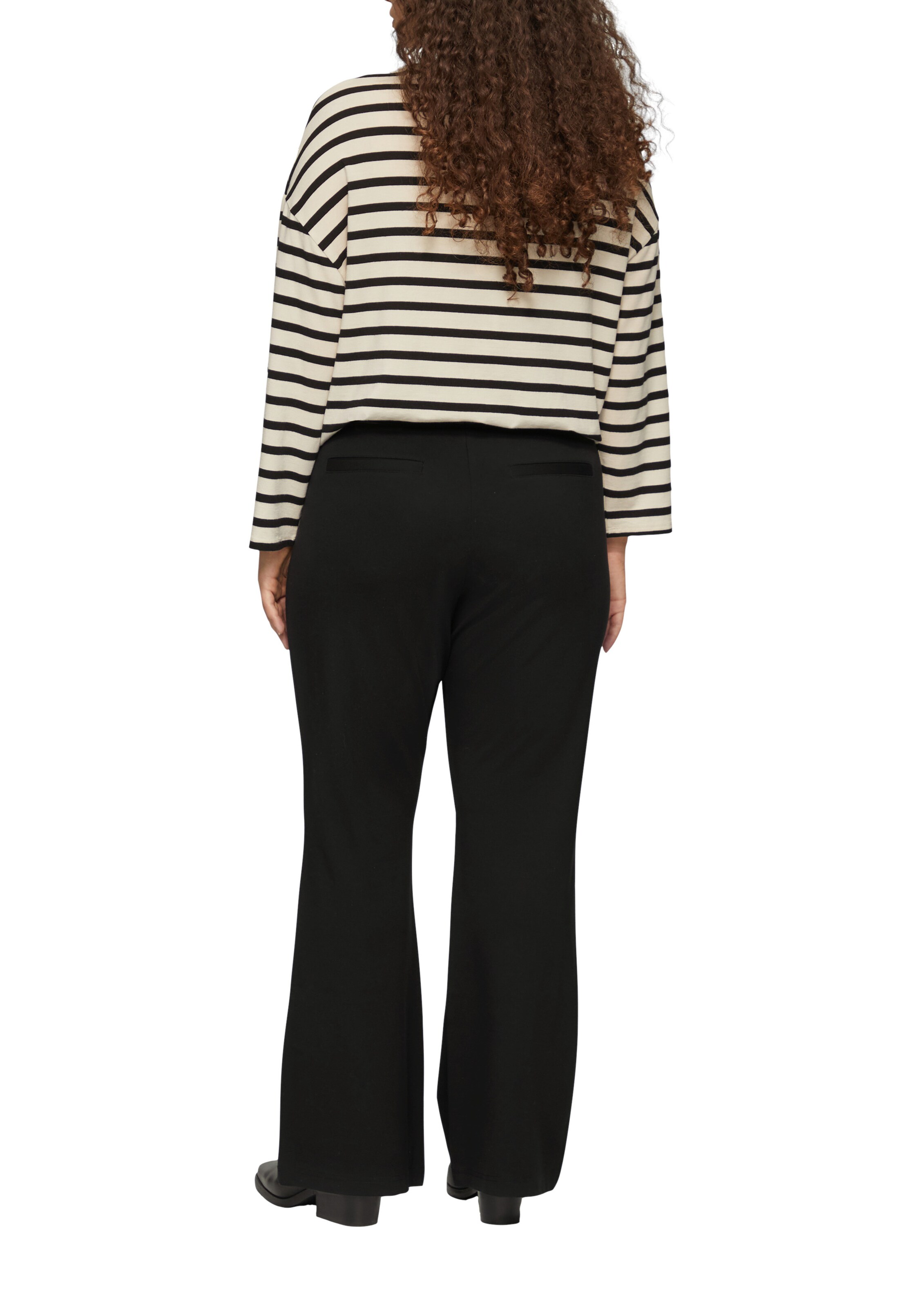 Bootcut Pantalon QS en noir