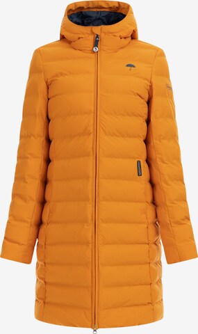 Manteau d’hiver 'Halee' Schmuddelwedda en orange : devant