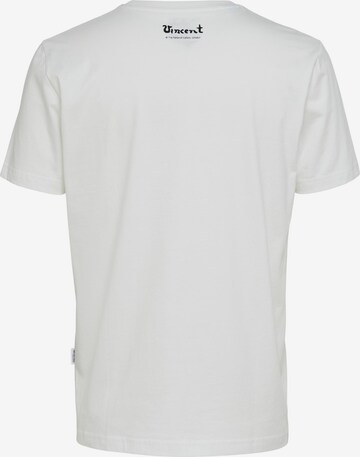 T-Shirt 'Boren' SELECTED HOMME en blanc