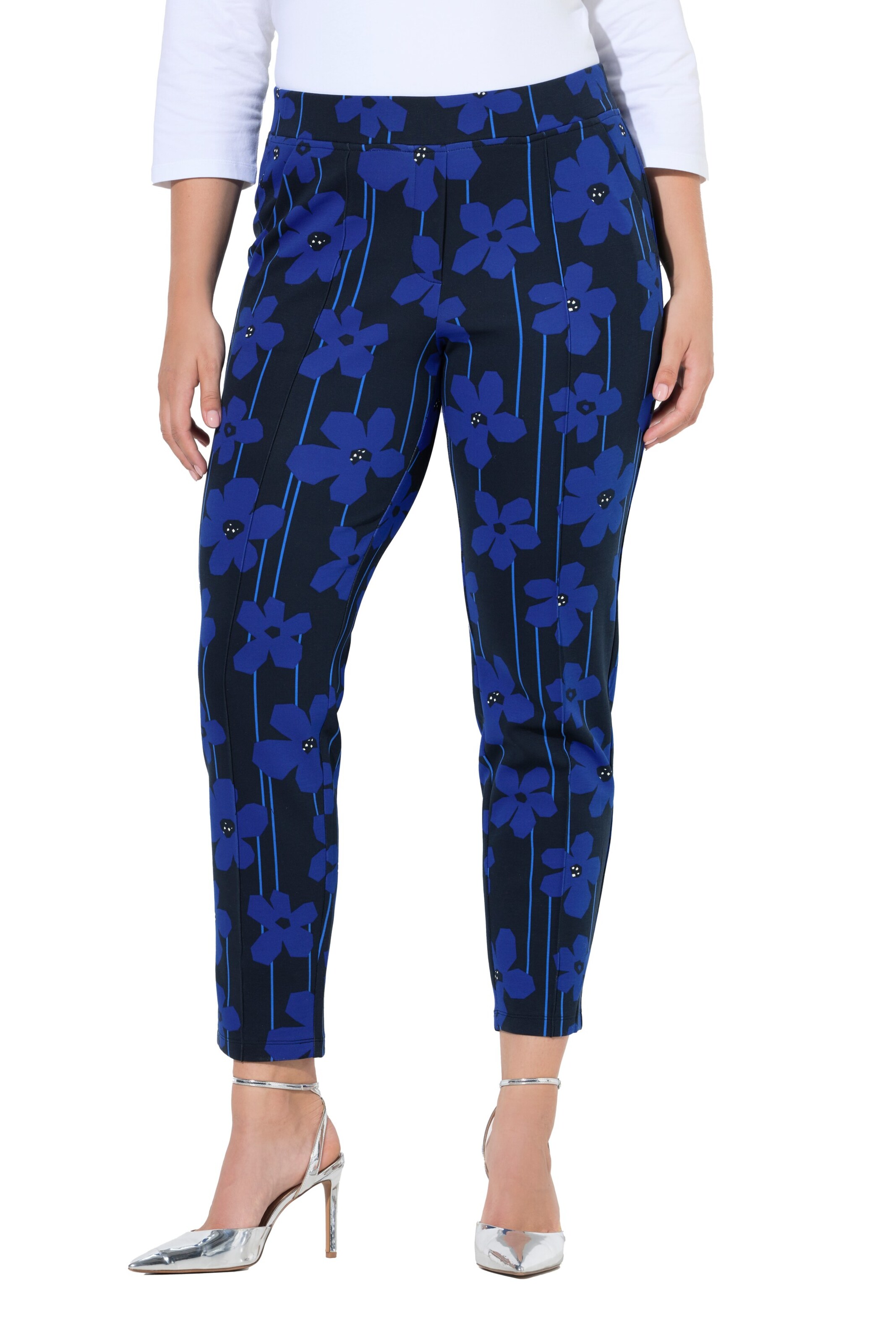 Ulla Popken Regular Hose in Blau