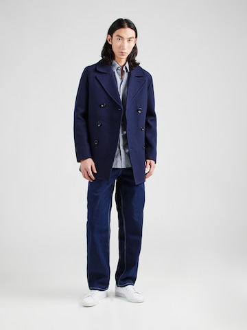 FYNCH-HATTON Regular fit Button Up Shirt 'Classic Vichy' in Blue