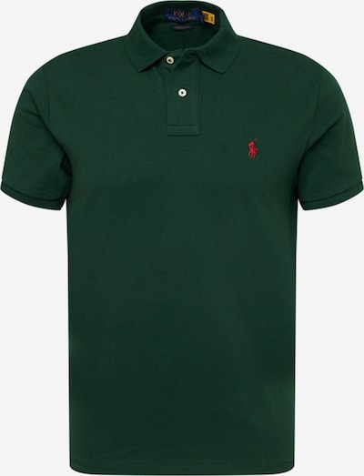 Polo Ralph Lauren Poloshirt in dunkelgrün / rot, Produktansicht