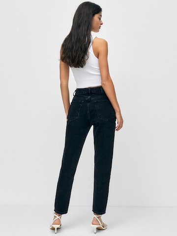 Pull&Bear Regular Jeans in Black