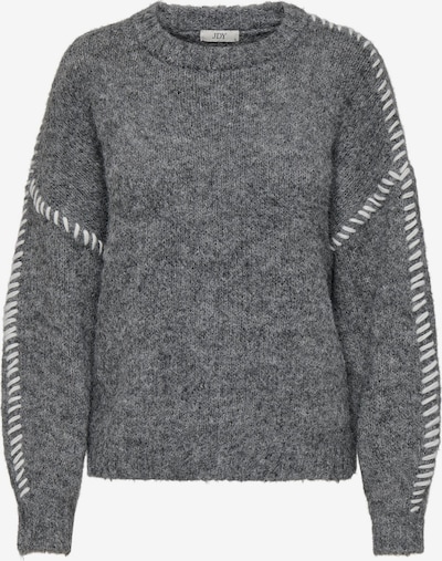 JDY Pull-over 'JDYZOEY' en gris chiné / blanc, Vue avec produit