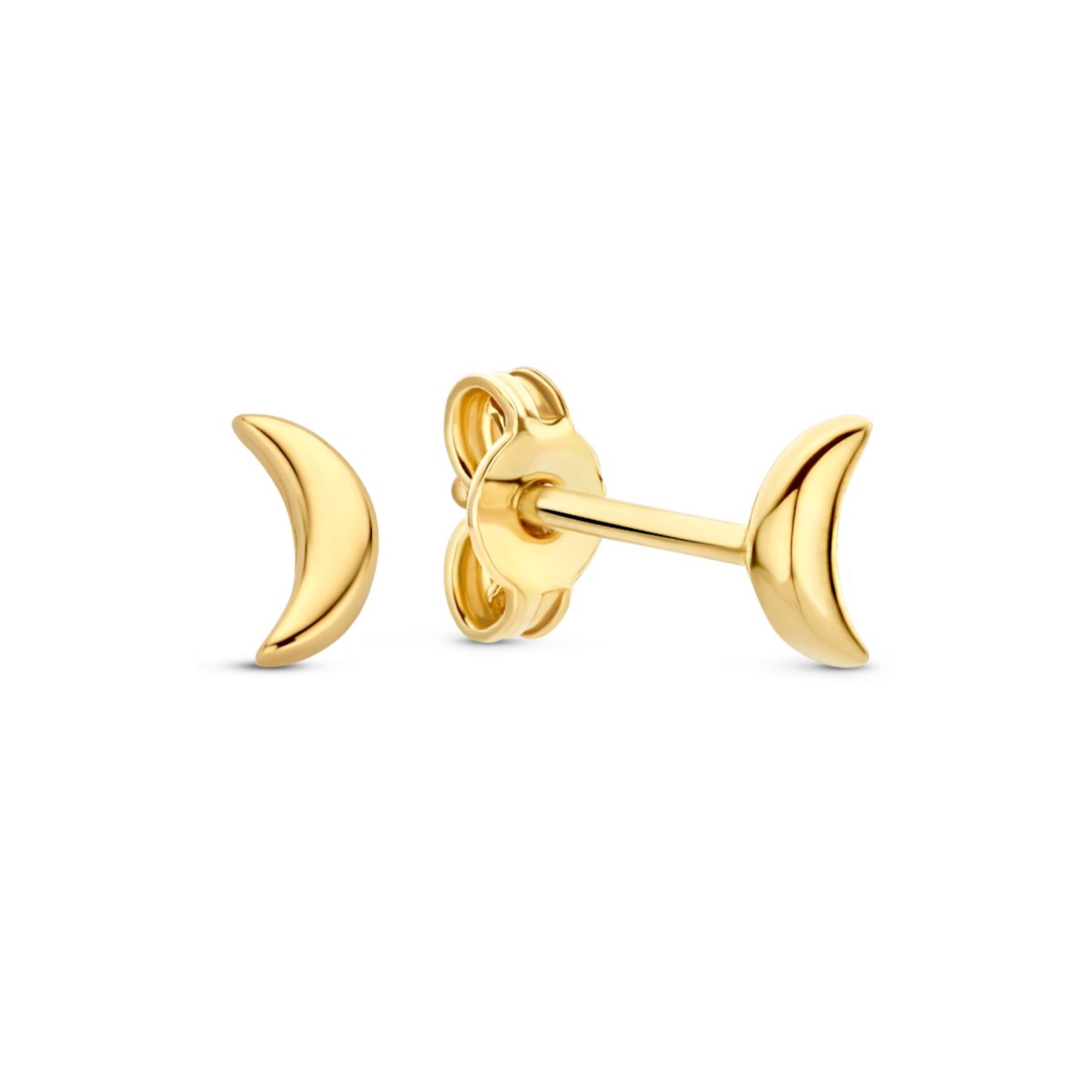 Beloro Jewels Earrings in Gold: front