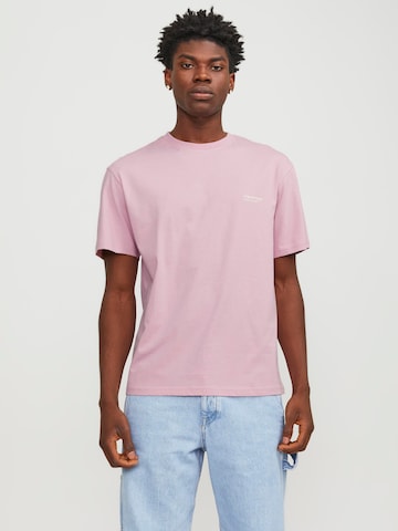 JACK & JONES T-Shirt 'Vesterbro' in Pink: predná strana