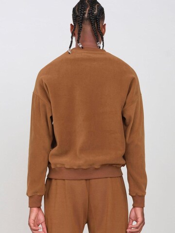 OWN Off With Nature - Sudadera 'Pile Girocollo' en marrón