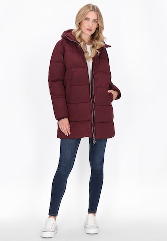 DreiMaster Maritim Wintermantel in Rood