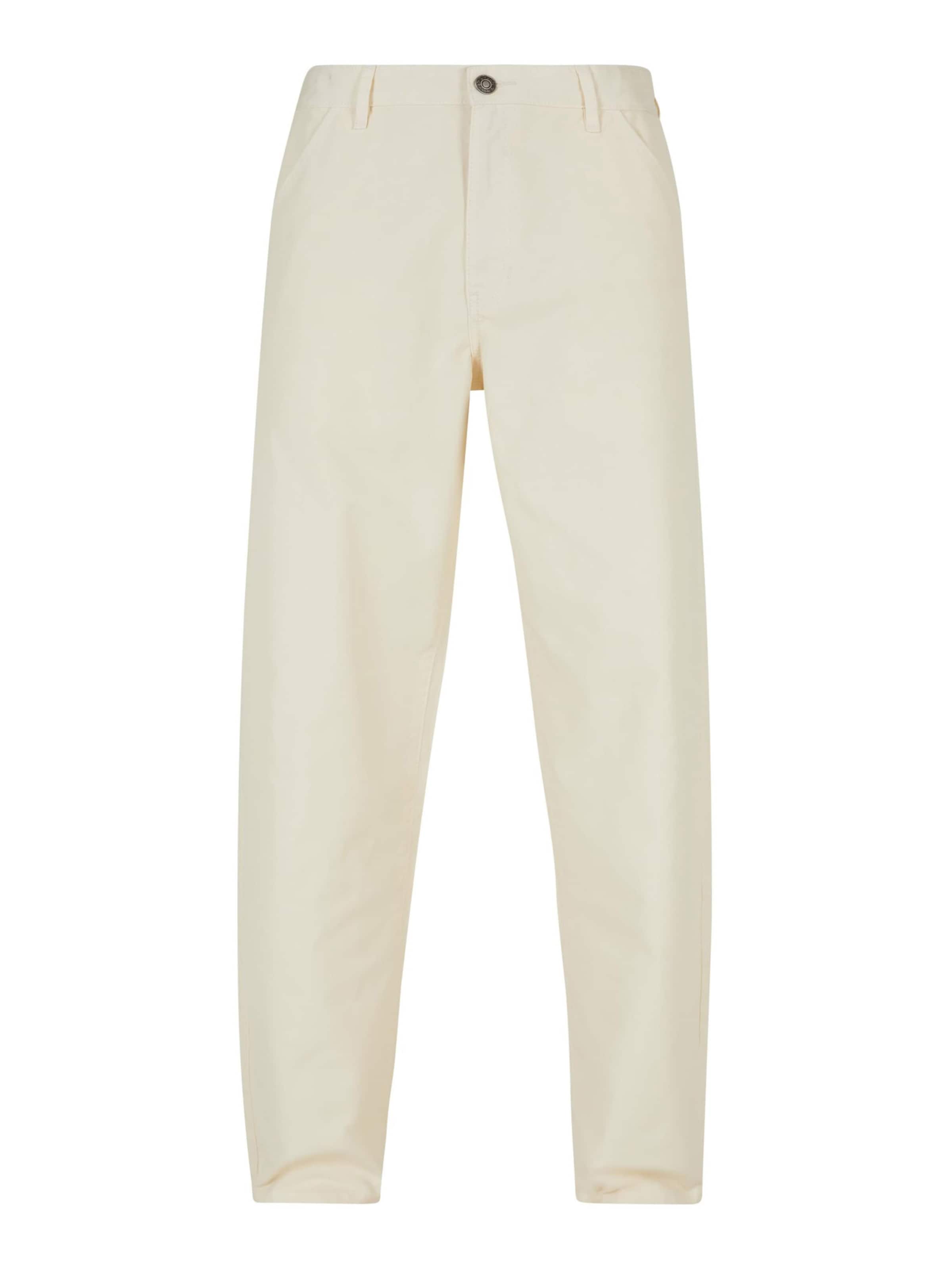 Regular Pantalon Urban Classics en blanc : devant