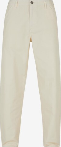 Urban Classics Regular Trousers in White: front