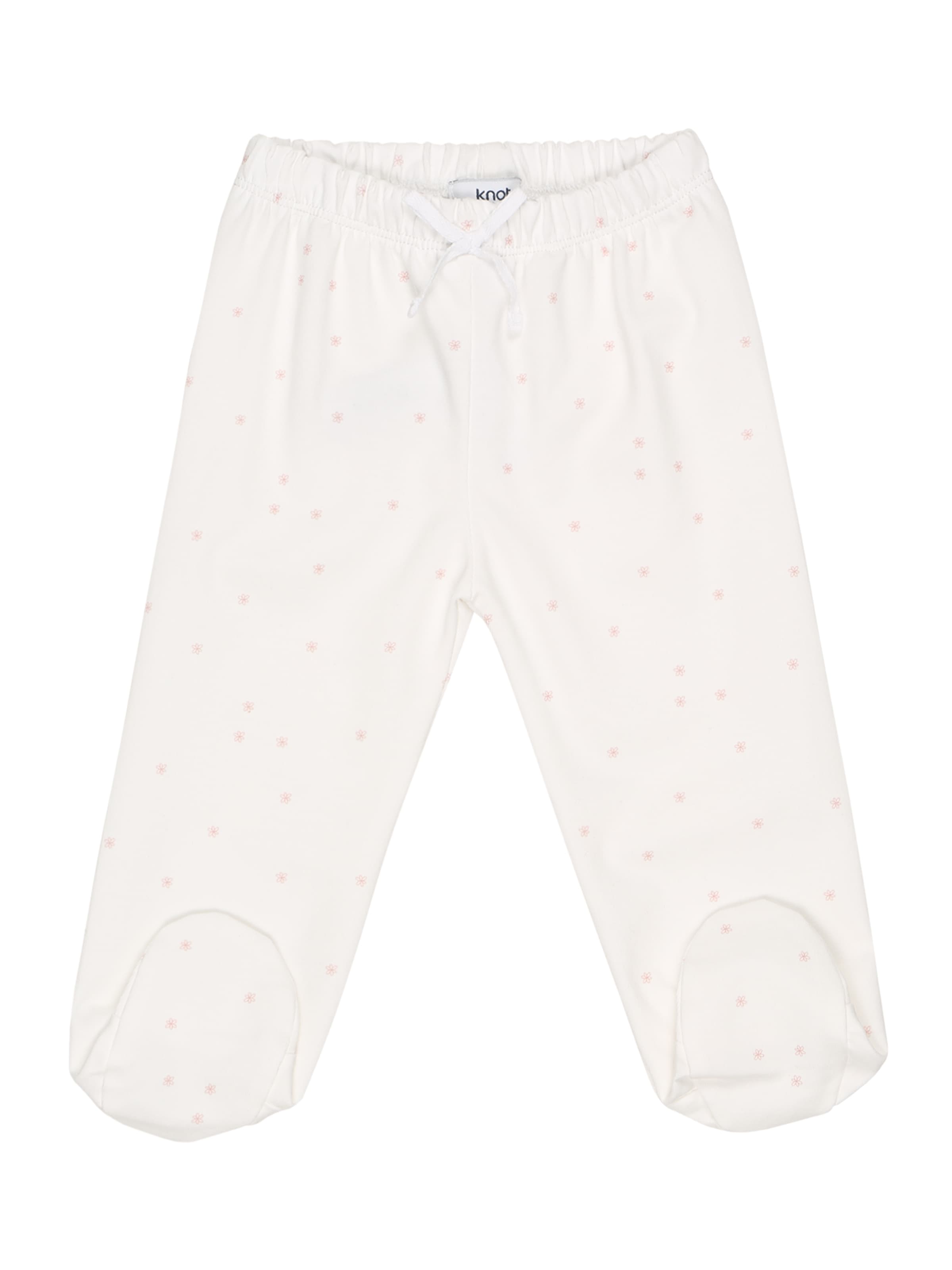 KNOT Regular Broek in Wit: voorkant