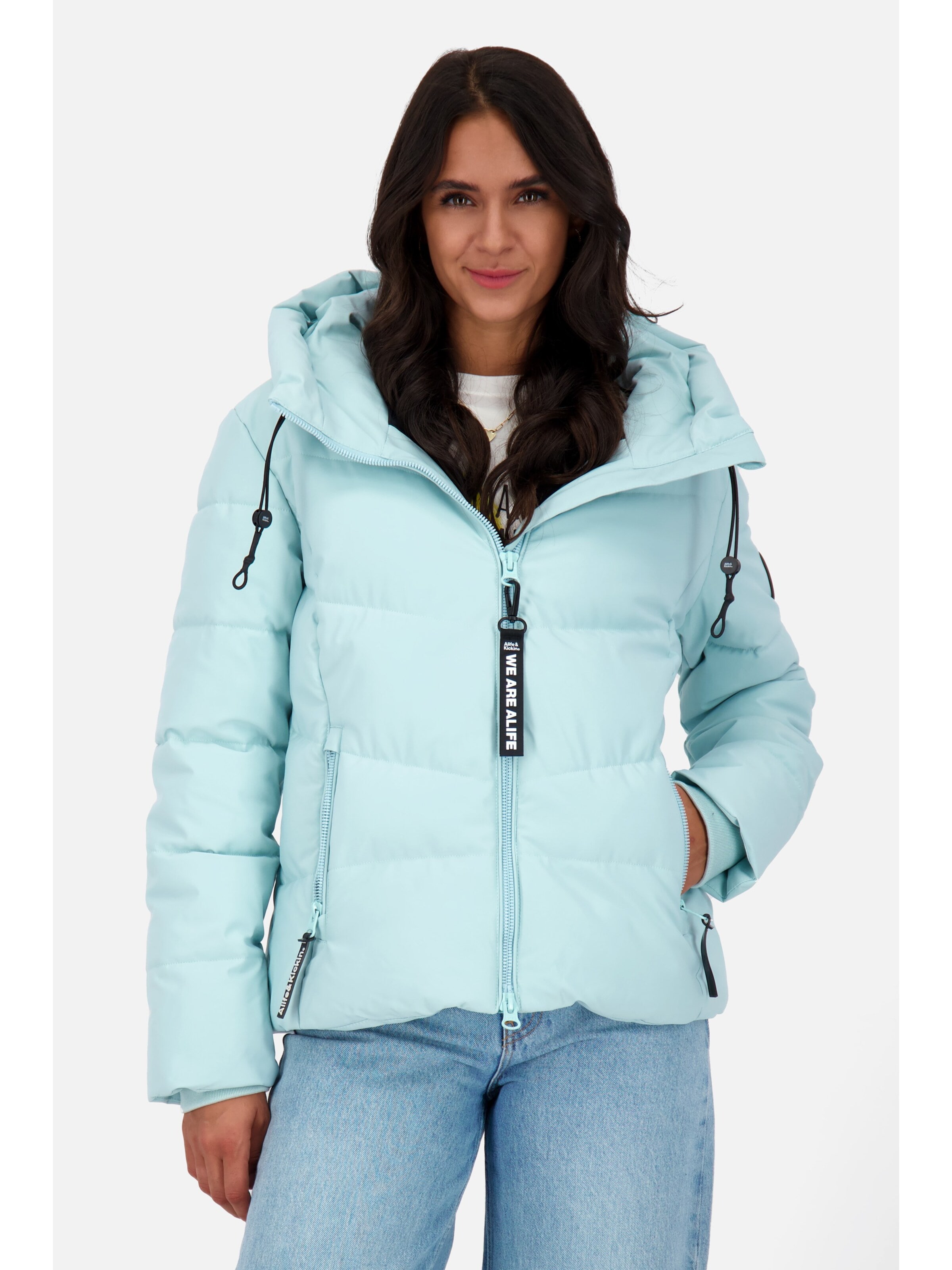 alife & kickin Winter Jacket 'Michaela' in Blue: front