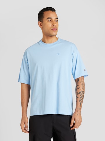 Champion Authentic Athletic Apparel T-shirt 'Legacy' i blå: framsida