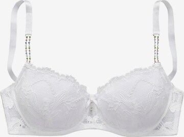 LASCANA Bra in White: front