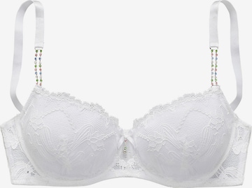 LASCANA Bra in White: front