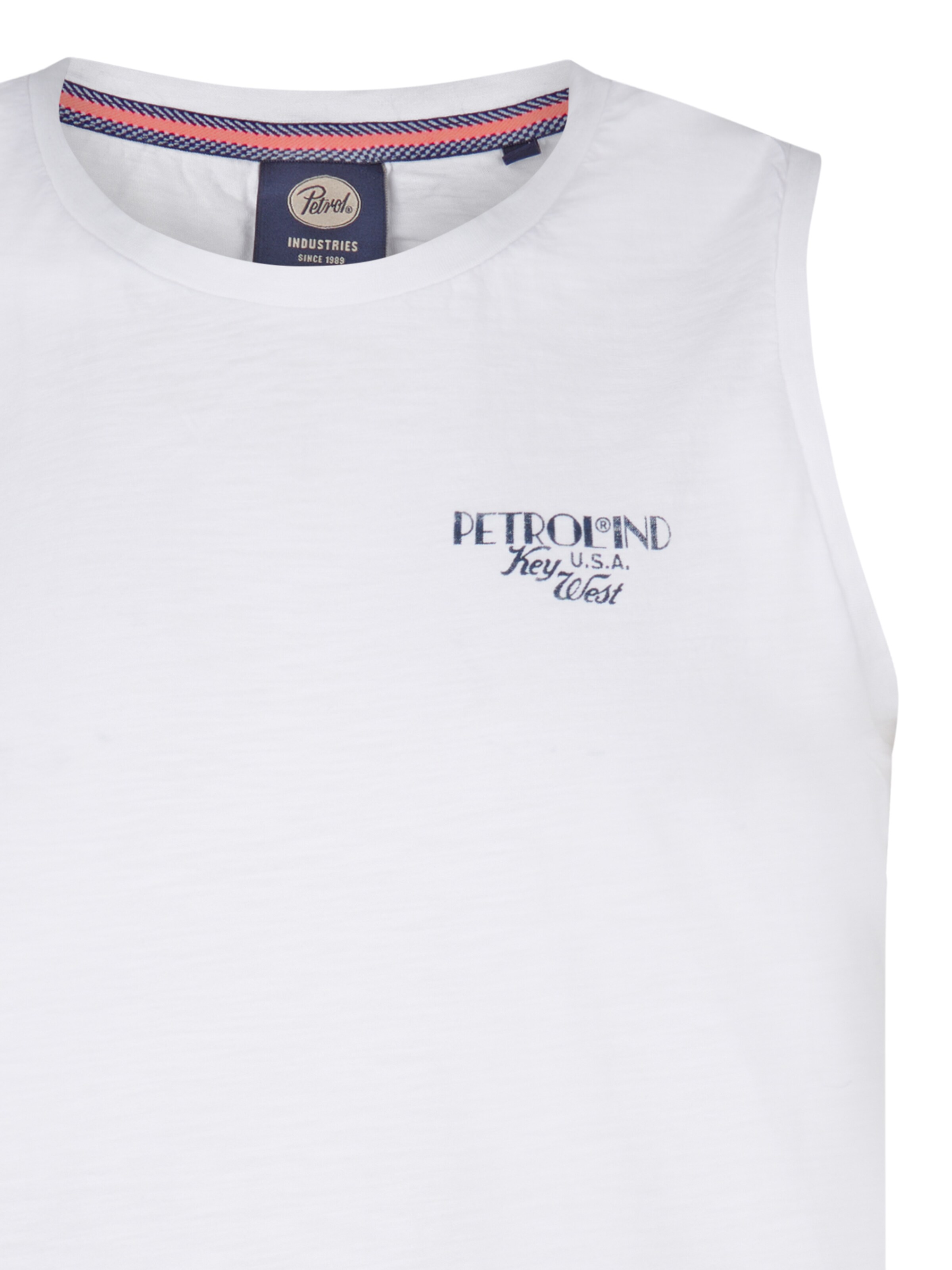 Petrol Industries Póló 'Bluewater' - fehér