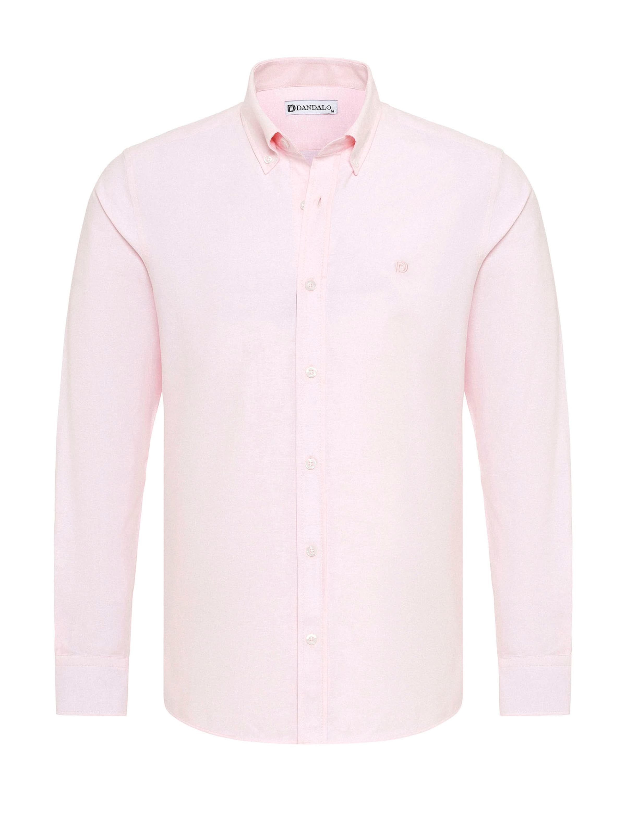 Slim fit Camicia di Dandalo in rosa: frontale