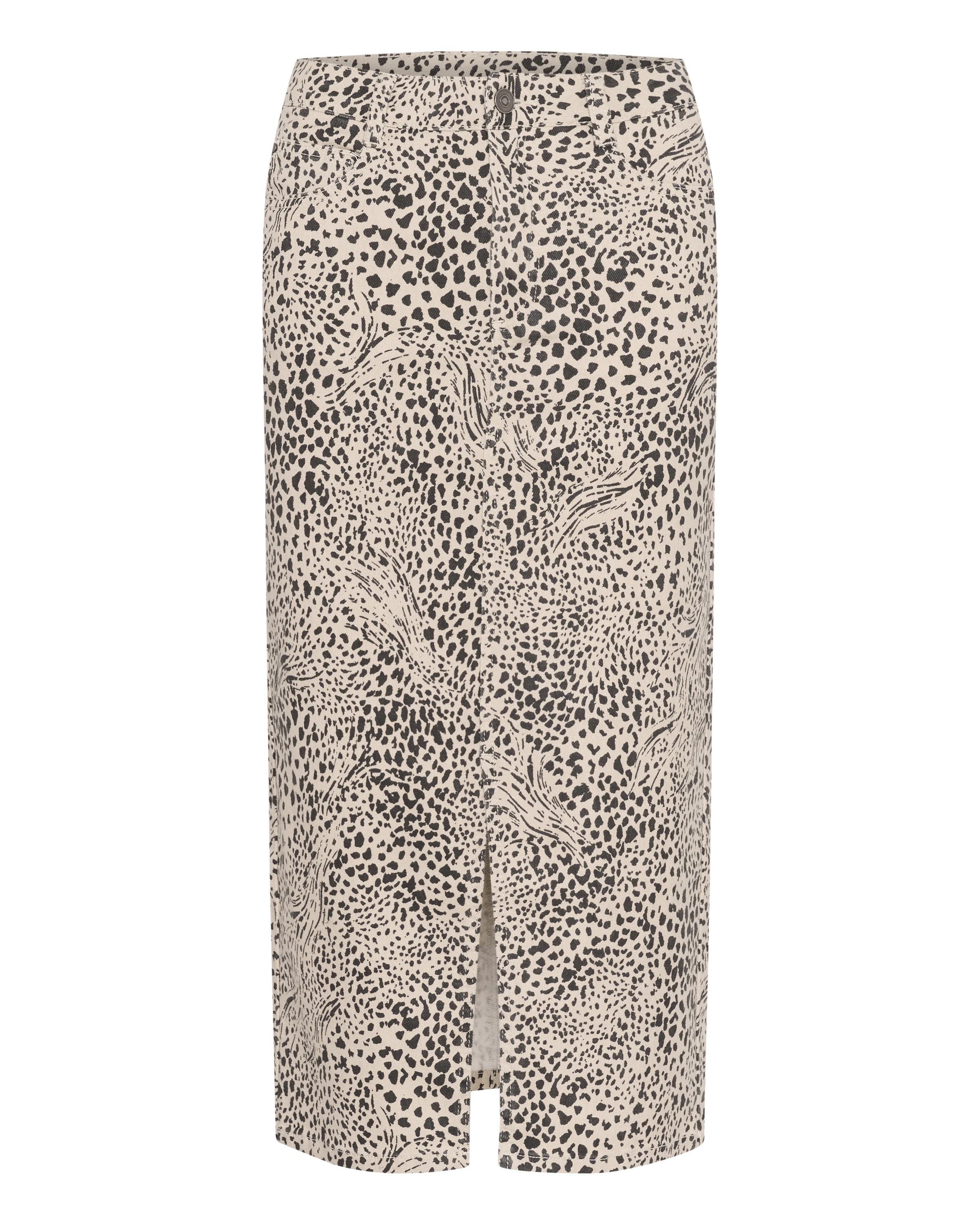 Kaffe Rok 'Lisa' in Beige: voorkant