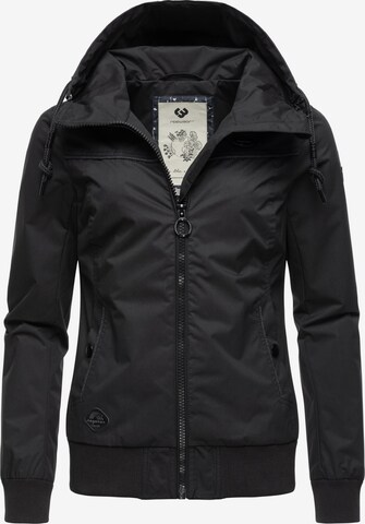 Ragwear Weatherproof jacket 'Jotty' in Black: front