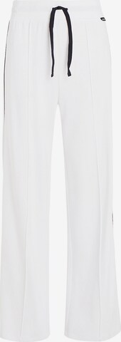 Wide Leg Pantalon TOMMY HILFIGER en blanc : devant