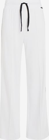 TOMMY HILFIGER Wide leg Pants in White: front