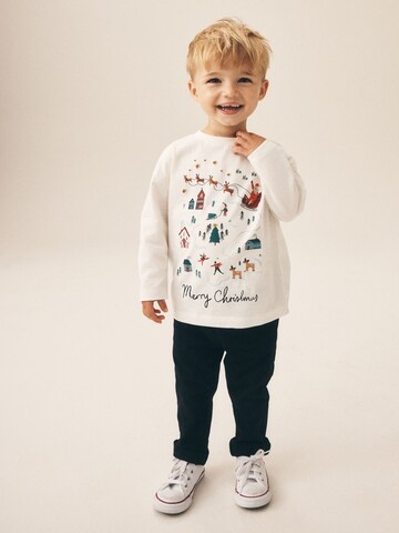 T-Shirt Next en blanc