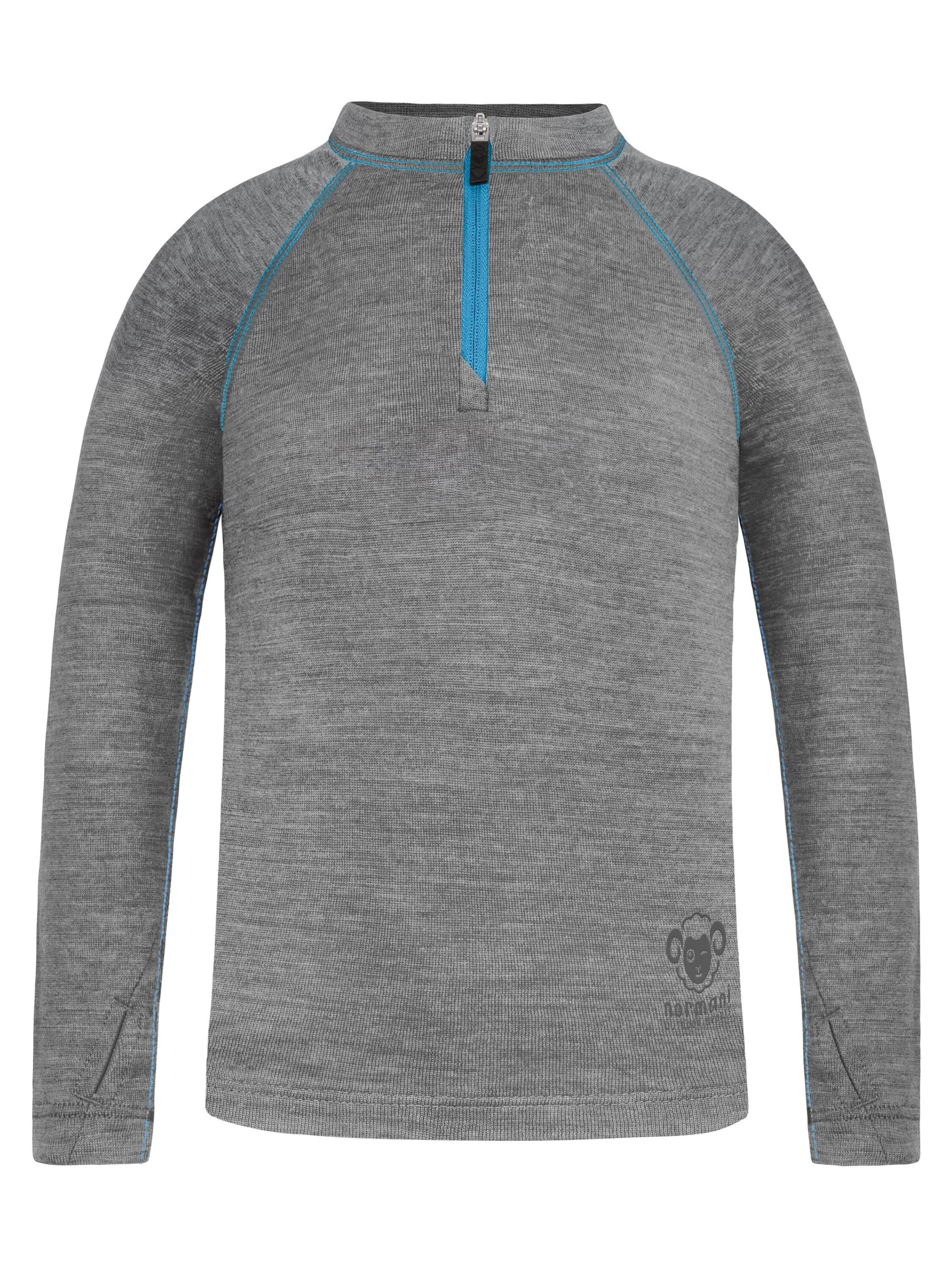 normani Onderhemd 'Nyapari' in Grijs: voorkant