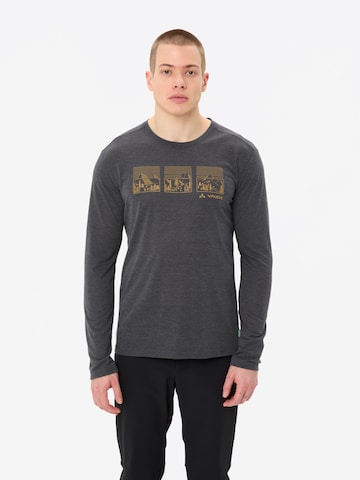 VAUDE Funktionsshirt 'Rosemoor' in Grau: Vorderseite