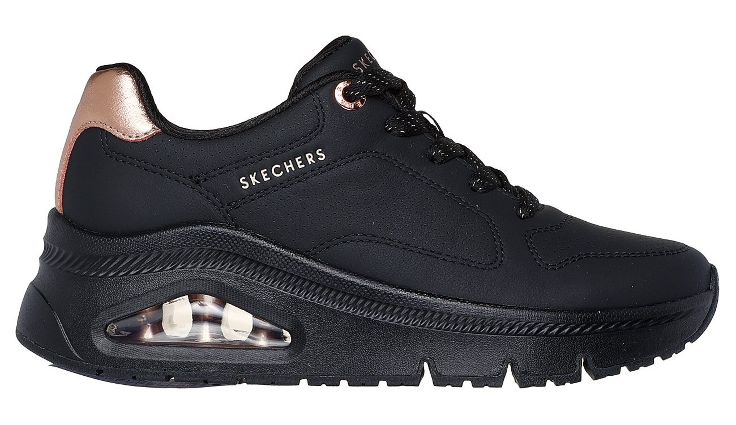 SKECHERS Sneaker in Schwarz: Vorderseite