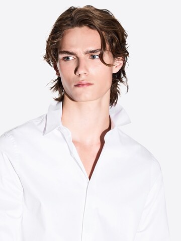 T-Shirt 'Camicia AX ARMANI EXCHANGE da Uomo - 8NZCBD0113' ARMANI EXCHANGE en blanc