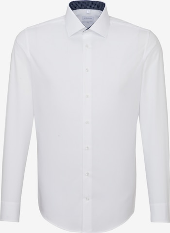 Coupe slim Chemise business ' Slim ' SEIDENSTICKER en blanc : devant