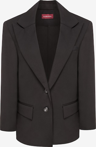 Blazer 'Estra' mandragora en noir : devant