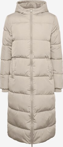 PIECES Winter coat 'Bee' in Beige: front