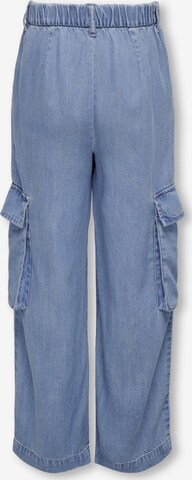 KIDS ONLY Wide leg Jeans 'KOGSAFARI' in Blauw