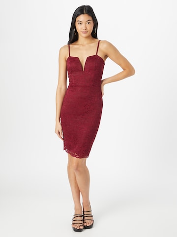 WAL G. Cocktail dress 'HONEY' in Red: front