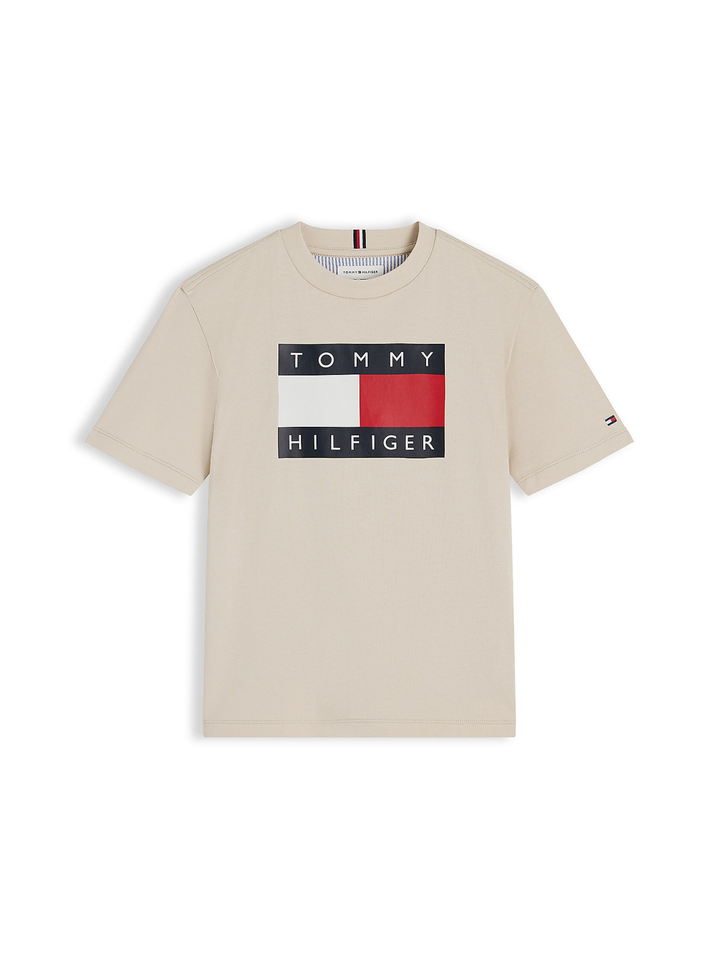bēšs TOMMY HILFIGER T-Krekls 'Heritage': no priekšpuses
