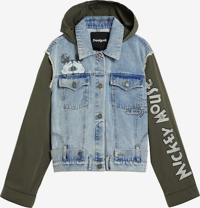 Desigual Prechodná bunda 'Mickey Mouse' - modrá / olivová / biela, Produkt