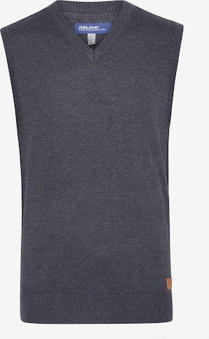 BLEND - Camiseta sin mangas en azul: frente