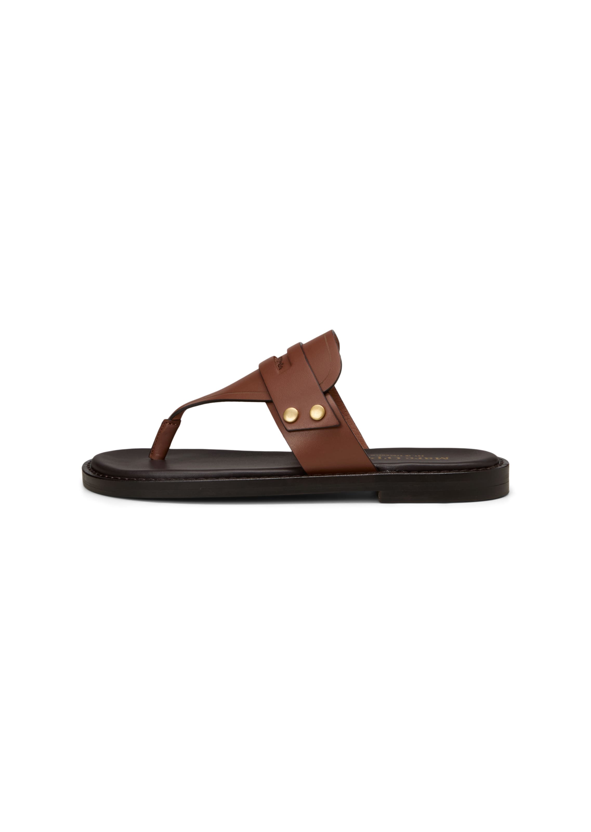 Marc O'Polo Teenslipper 'Stina' in Bruin: voorkant