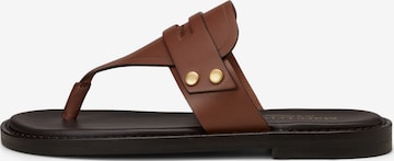 Marc O'Polo Teenslipper 'Stina' in Bruin: voorkant