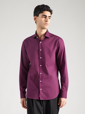 Michael Kors Slim fit Overhemd in Rood: voorkant