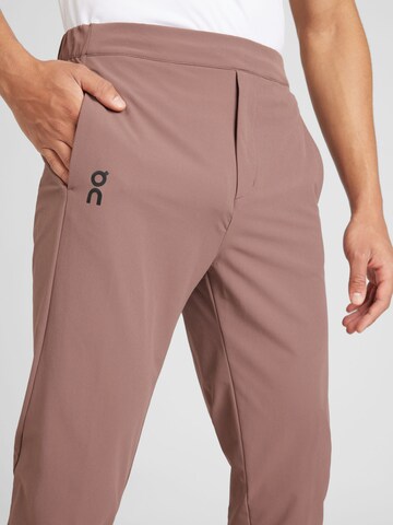 On Regular Trousers in Brown