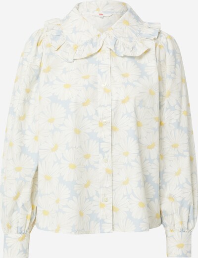 LEVI'S ® Chemisier 'Karina Collar Blouse' en bleu clair / jaune / blanc, Vue avec produit