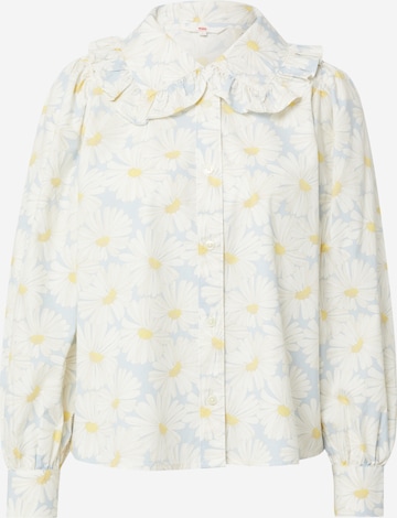 LEVI'S ® Блуза 'Karina Collar Blouse' в бяло: отпред