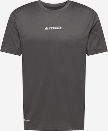 T-Shirt fonctionnel 'Multi' ADIDAS TERREX en noir : devant