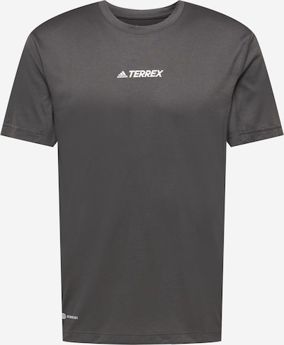 Tricou funcțional adidas Terrex pe negru / alb, Vizualizare produs