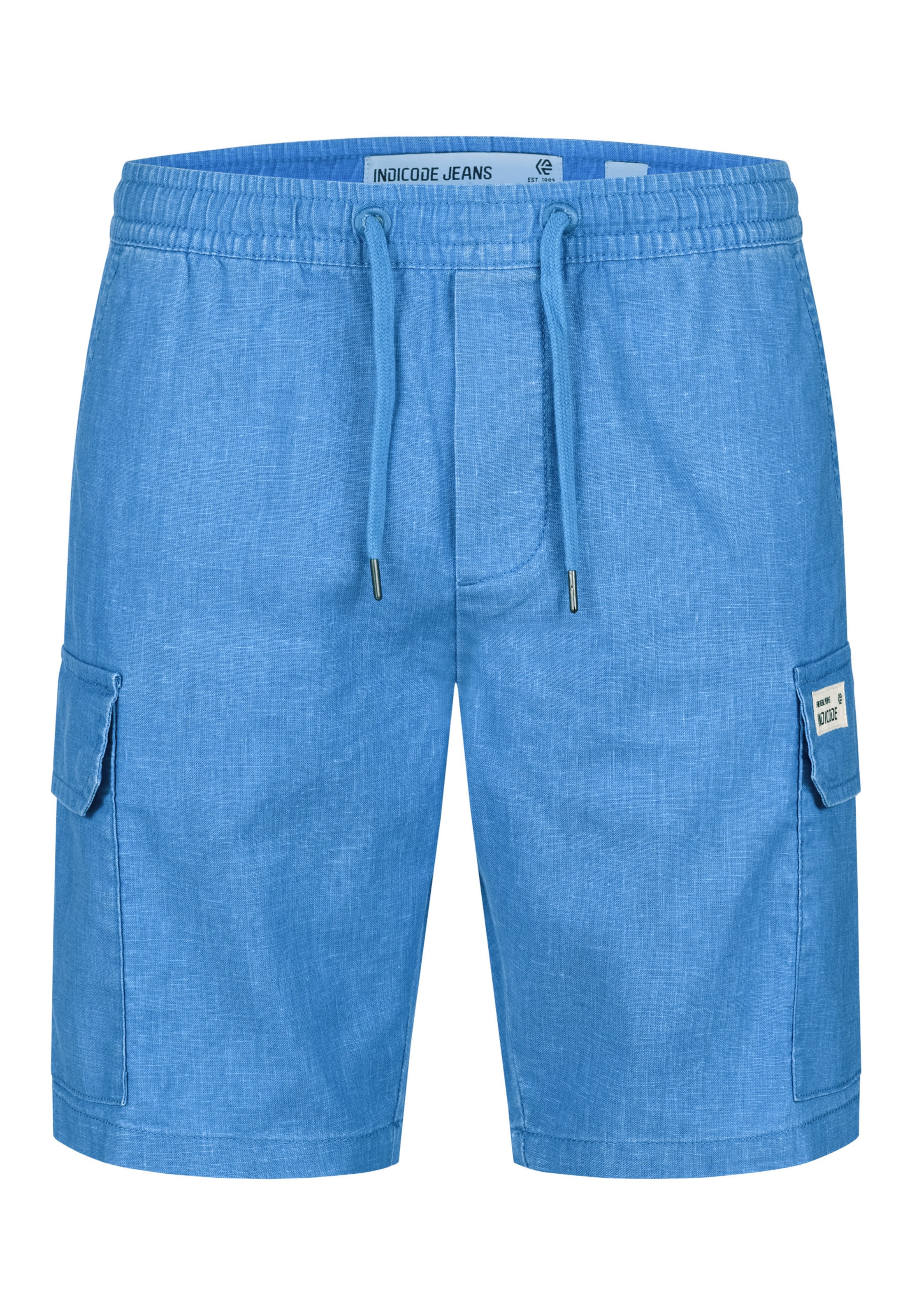 INDICODE JEANS Chino trousers ' INCorry ' in Blue: front