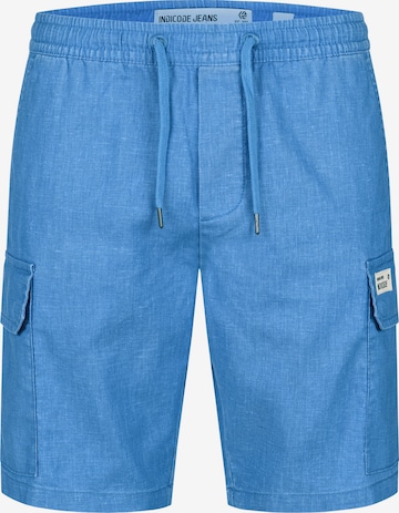 INDICODE JEANS Chino trousers ' INCorry ' in Blue: front