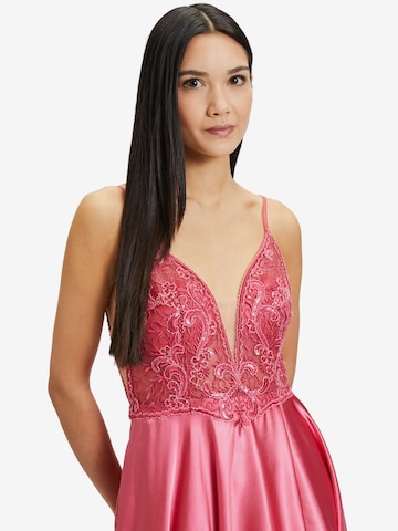 Vera Mont Abendkleid mit Placement in Pink
